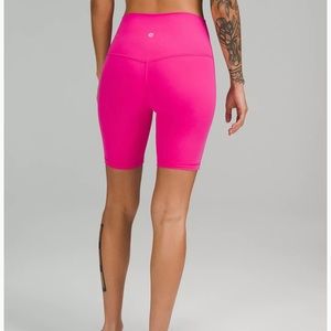 Pink lulu lemon biker shorts 🍋